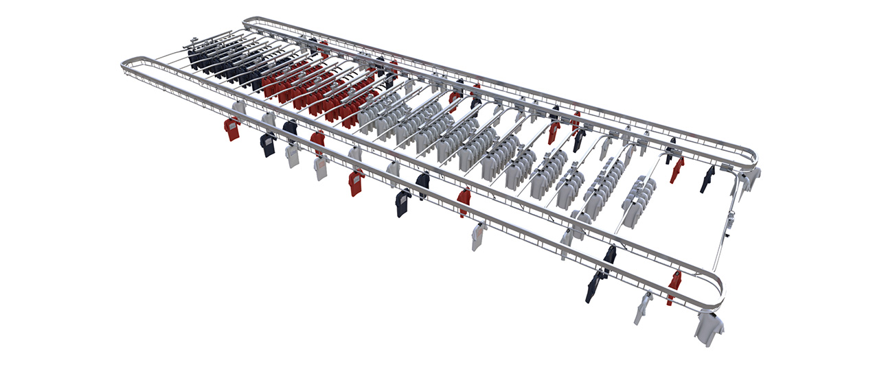 積放式智能懸掛倉儲(chǔ)